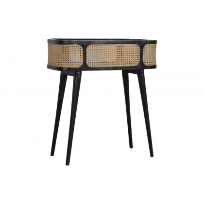 Artisan - Rattan Tray Table in Ash Black