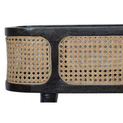 Artisan - Rattan Tray Table in Ash Black