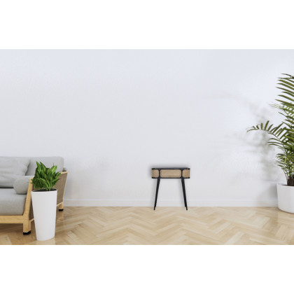 Artisan - Rattan Tray Table in Ash Black