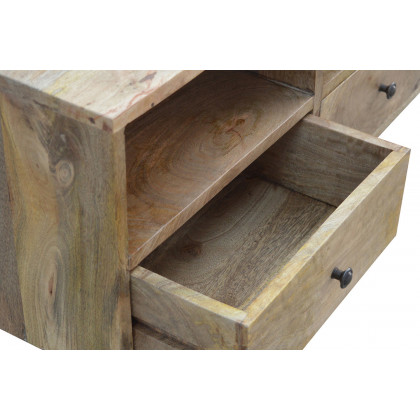 Artisan Nordic Style TV Unit with 3 Drawers - Oak-ish
