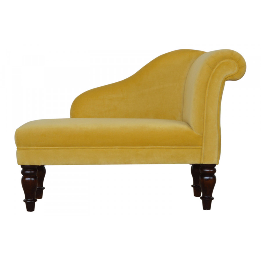 Artisan - Mustard Velvet Chaise
