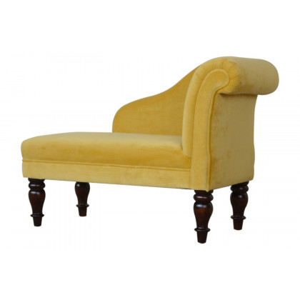 Artisan - Mustard Velvet Chaise
