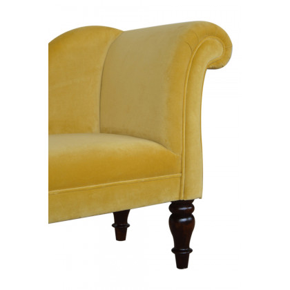 Artisan - Mustard Velvet Chaise
