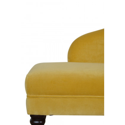 Artisan - Mustard Velvet Chaise