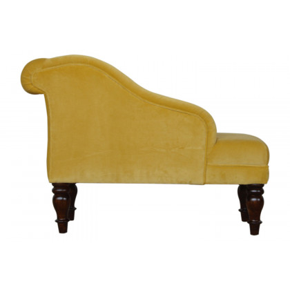 Artisan - Mustard Velvet Chaise