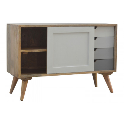 Artisan - Gray Gradient Sliding Sideboard