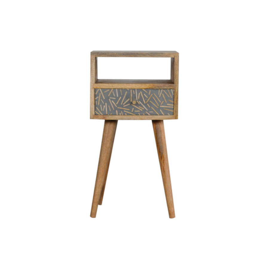 Artisan Mini Bedside - Cement Chip