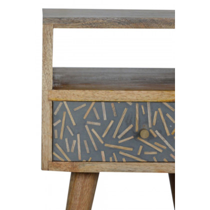 Artisan Mini Bedside - Cement Chip