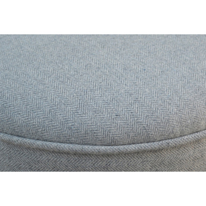 Artisan Nordic Style Footstool - Gray, Tweed