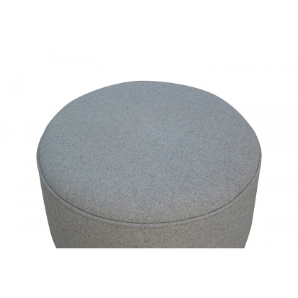 Artisan Nordic Style Footstool - Gray, Tweed