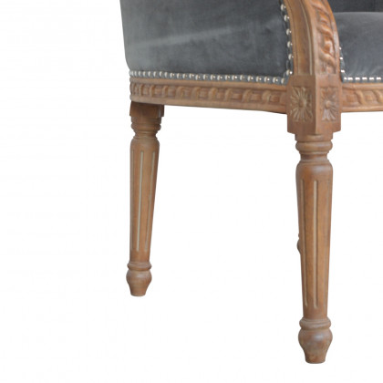 Artisan - Occasional Chair in Gray, Velvet