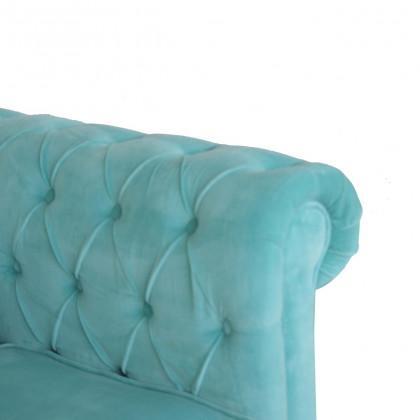 Artisan - Chesterfield Armchair in Aqua, Velvet