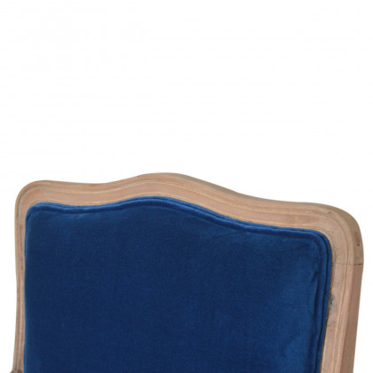 Artisan - French Chair in Royal Blue, Velvet