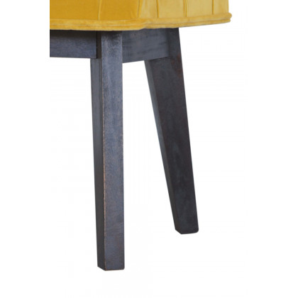 Artisan Velvet Hallway Bench - Mustard