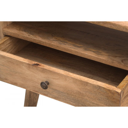 Artisan Modern Open Slot Bedside - Oak-ish