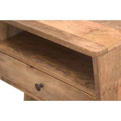Artisan Modern Open Slot Bedside - Oak-ish