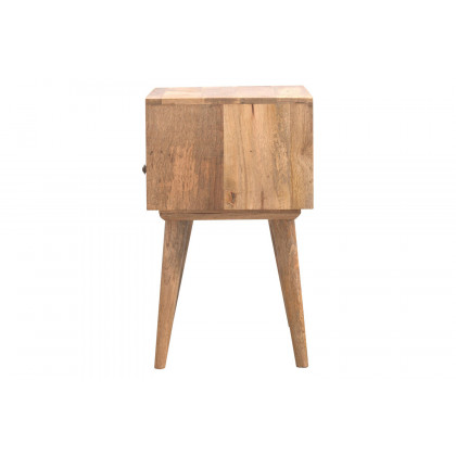 Artisan Modern Open Slot Bedside - Oak-ish