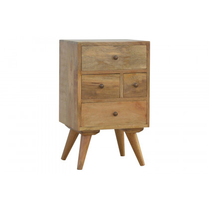 Artisan Nordic Style Multi Bedside - Oak-ish