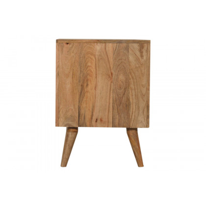 Artisan Prima Bedside with 2 Drawers - Short Legs