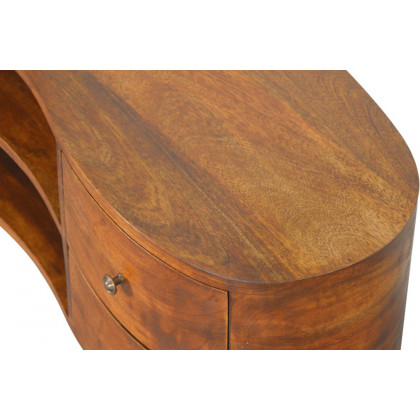 Artisan - Wave Entertainment Unit in Chestnut