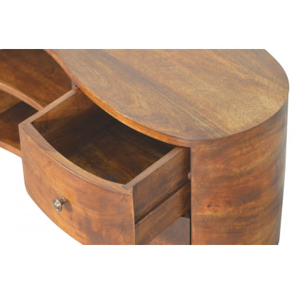 Artisan - Wave Entertainment Unit in Chestnut