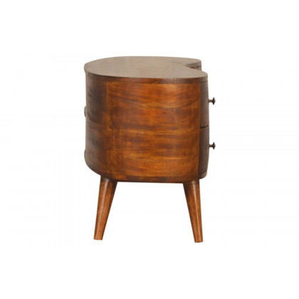 Artisan - Wave Entertainment Unit in Chestnut
