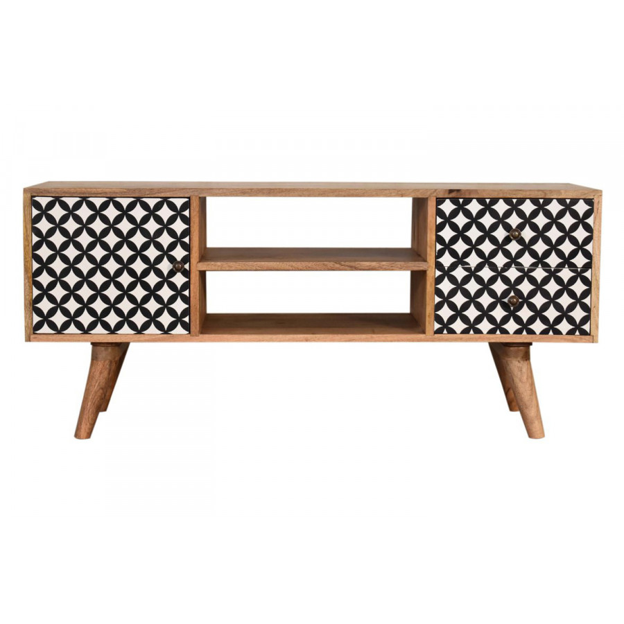 Artisan - Diamond Screen Printed Entertainment Unit