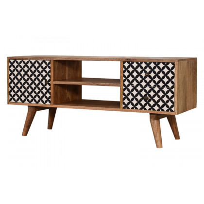 Artisan - Diamond Screen Printed Entertainment Unit