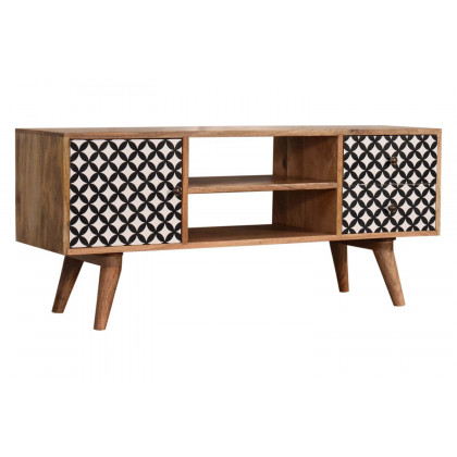 Artisan - Diamond Screen Printed Entertainment Unit