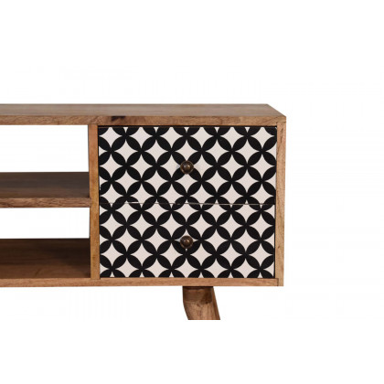 Artisan - Diamond Screen Printed Entertainment Unit