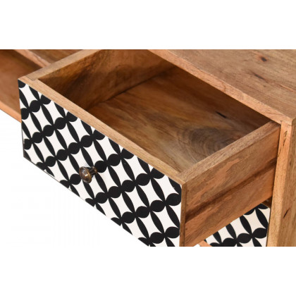 Artisan - Diamond Screen Printed Entertainment Unit