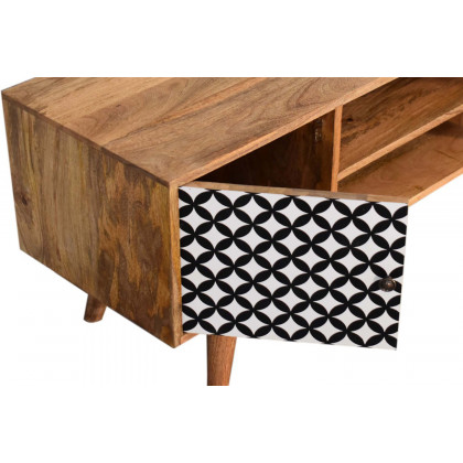 Artisan - Diamond Screen Printed Entertainment Unit