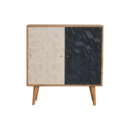 Artisan Acadia Cabinet - White/Navy