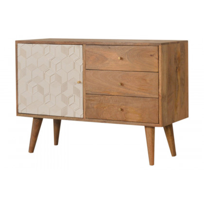 Artisan Acadia Sideboard with Drawers - White