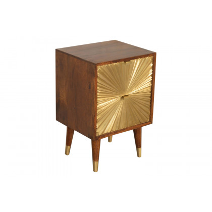 Artisan Manila Gold Bedside - 2 Drawers