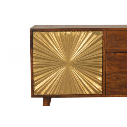 Artisan Manila Gold Sideboard - Nordic Legs