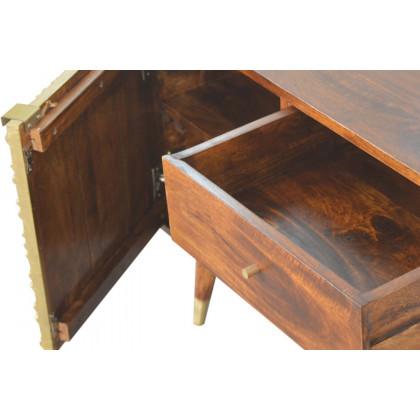 Artisan Manila Gold Sideboard - Nordic Legs