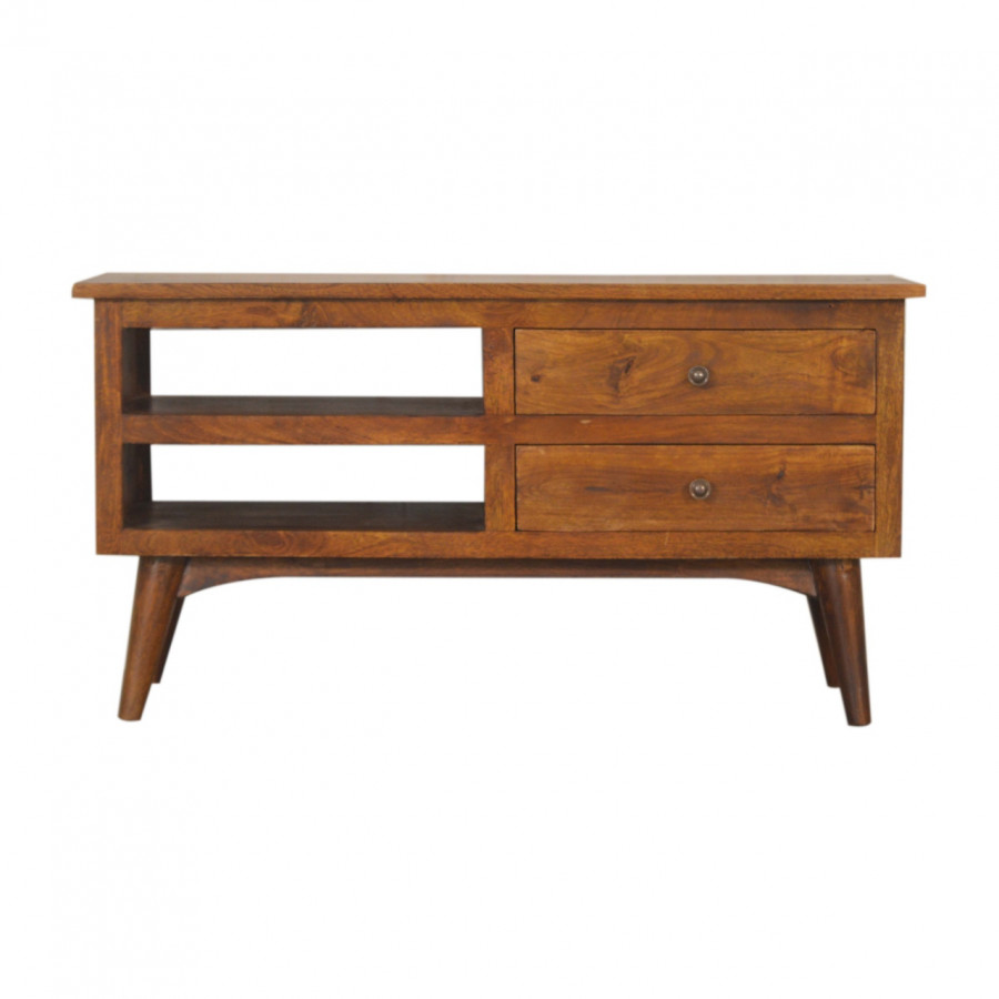 Artisan - Nordic Style TV Unit in Chestnut
