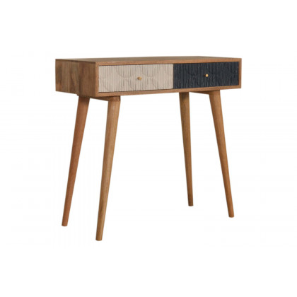 Artisan Milan Console Table - Navy/White