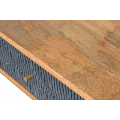 Artisan Milan Console Table - Navy/White