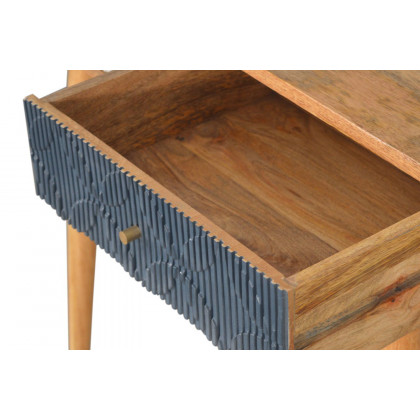 Artisan Milan Console Table - Navy/White