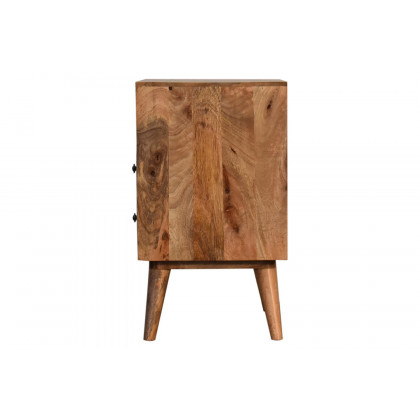 Artisan - Triangle Printed Bedside with Open Slot