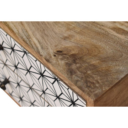 Artisan Prima Bedside with 2 Drawers - Tall Legs