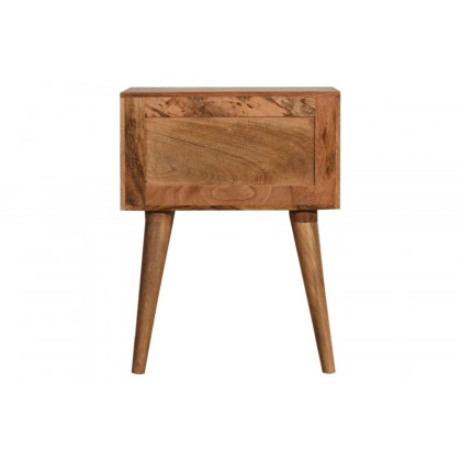 Artisan Prima Bedside with 2 Drawers - Tall Legs