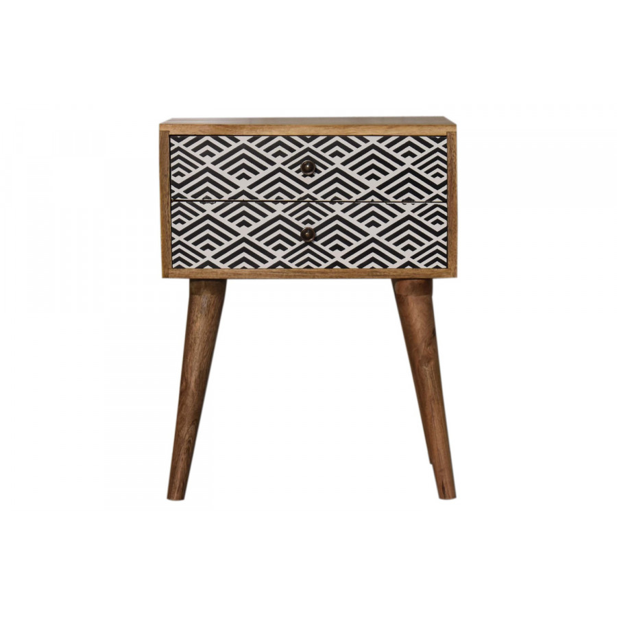 Artisan - Monochrome Print Bedside