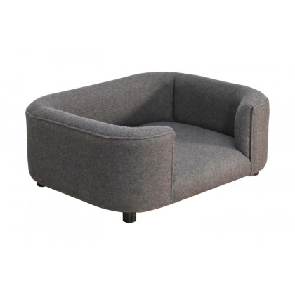 Artisan Battleship Pet Sofa Bed - Tweed