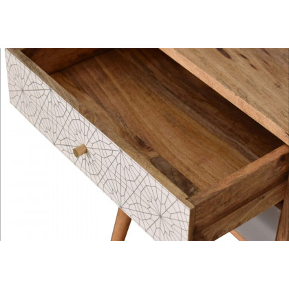 Artisan Patterned Bedside - Gray