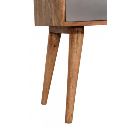 Artisan Patterned Bedside - Gray