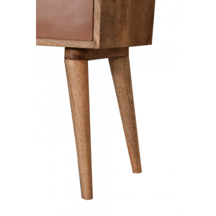 Artisan Patterned Bedside - Brick Red