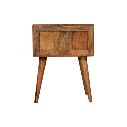 Artisan Patterned Bedside - Brick Red